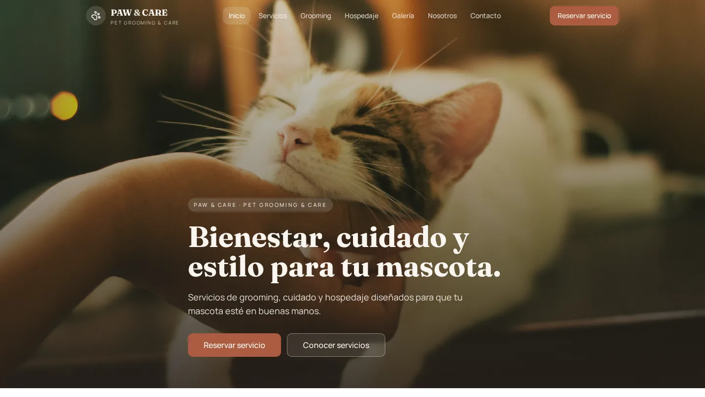 Vista previa de PAW & CARE